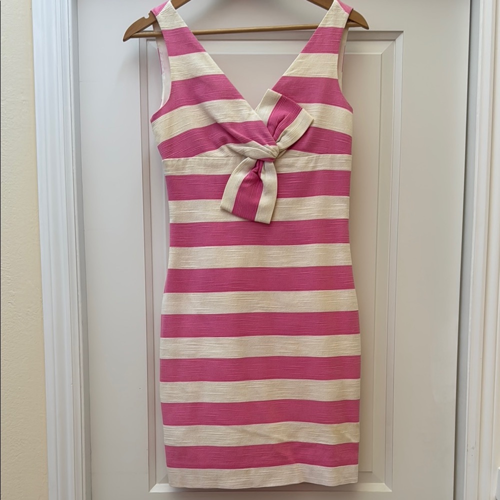 Kate Spade ♠️ Pink and White Striped Dress